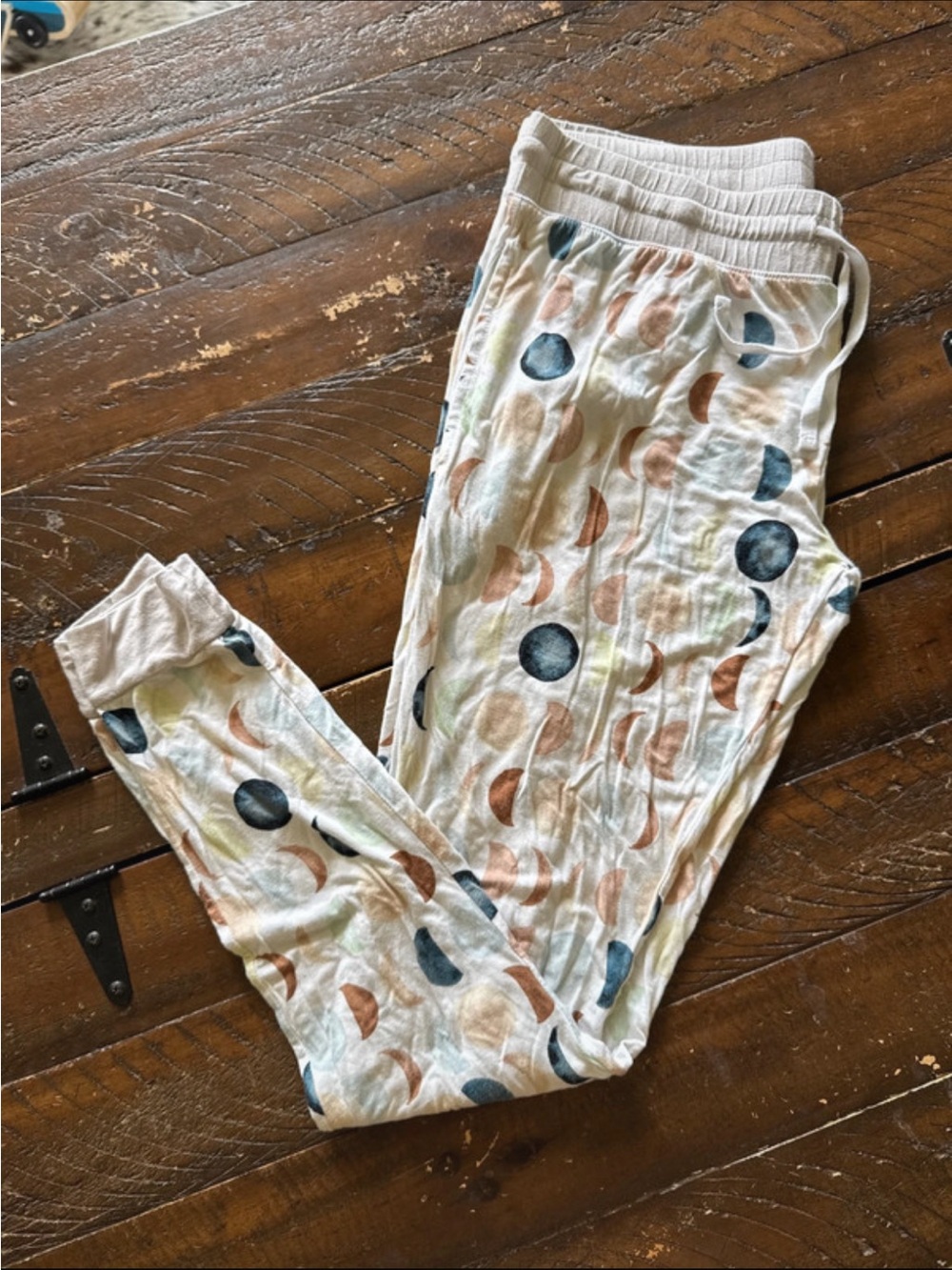 Little Sleepies Bamboo Jogger Pants Crescent Moon Small